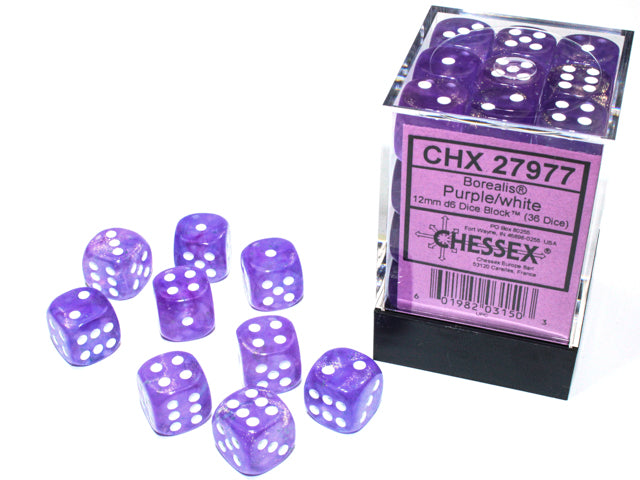 Chessex: D6 Borealis™ Dice Set - 12mm