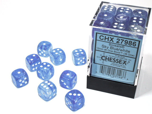 Chessex: D6 Borealis™ Dice Set - 12mm