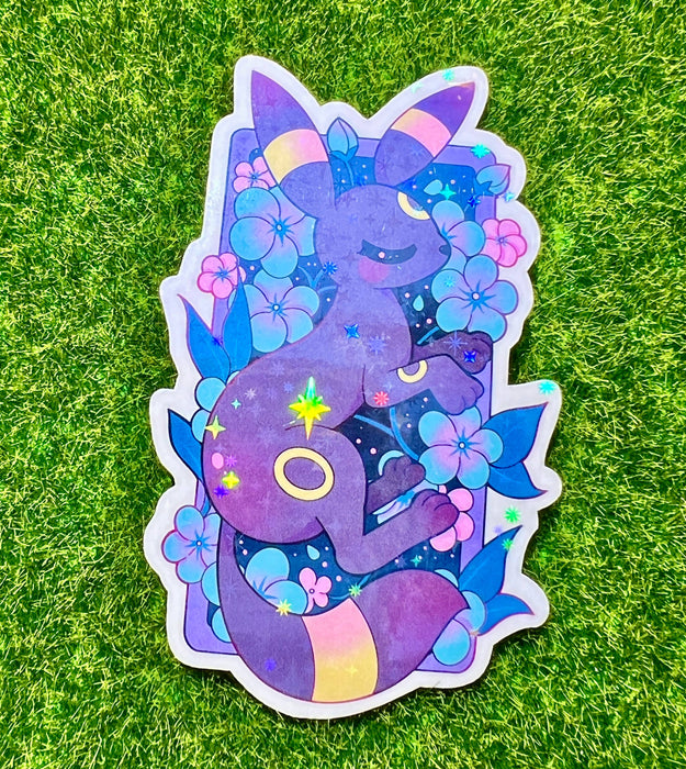 Evolution Flowers Sticker Dark