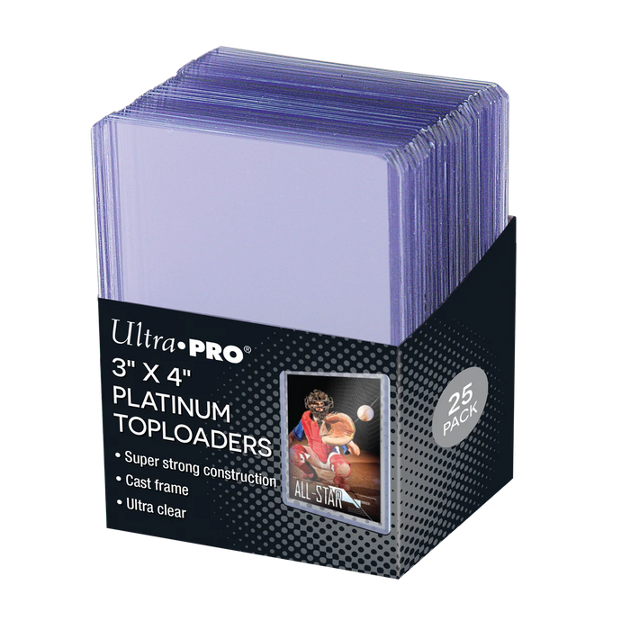 Ultra Pro Top Loader Platinum 3x4