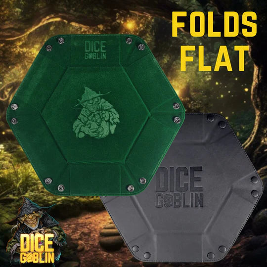Dice Goblin Hexagon Snap Folding Dice Tray