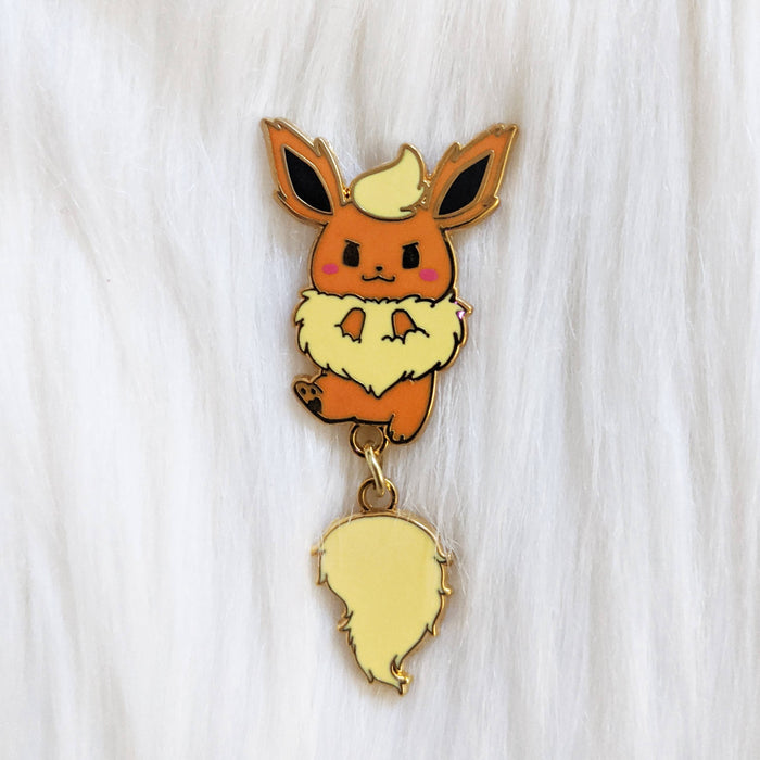 Eeveelution - Dangle Tail Enamel Pin