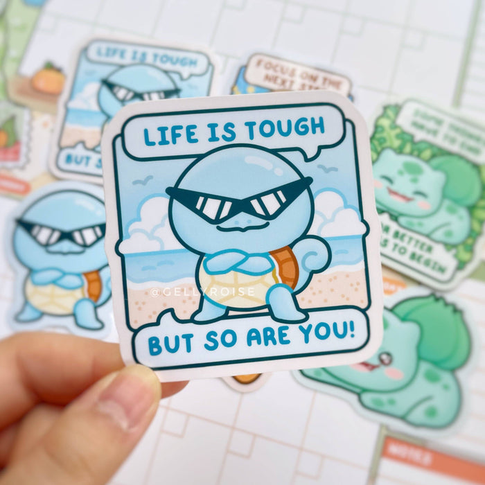 Poke Starters Gen 1 Waterproof Stickers