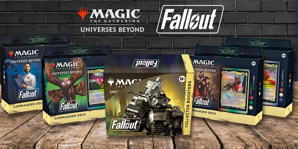 Shoppable Image of Magic the gathering Fallout products