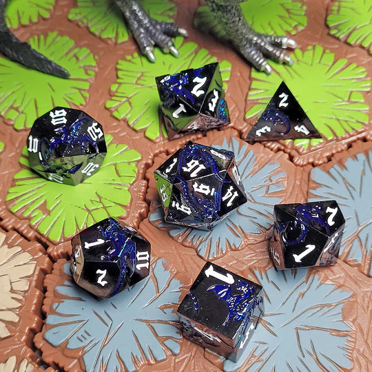 Dragon Attack Gunmetal Gloss Blue Metal RPG