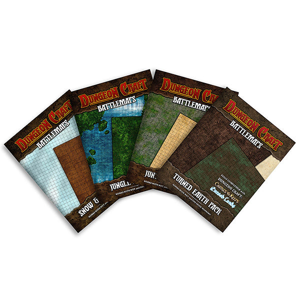 Dungeon Craft: Battle Map- Lost World 4-Map Pack
