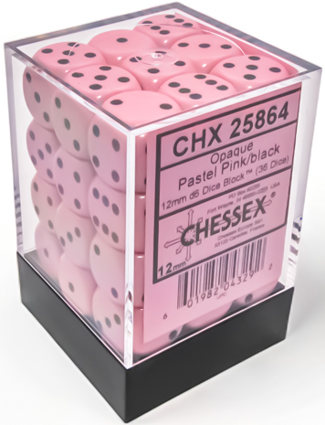 Chessex: Opaque D6 Dice Set - 12mm