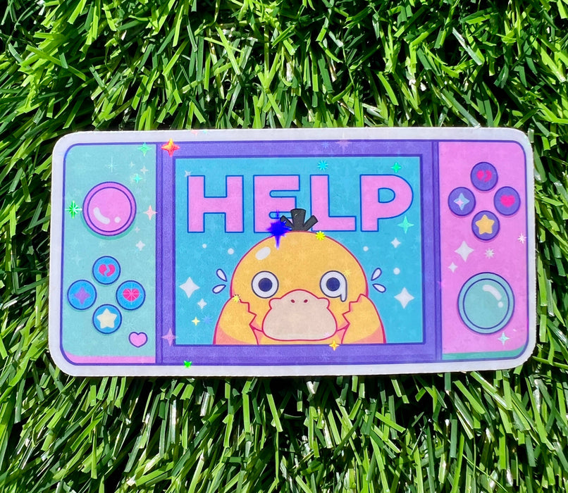 Psychic Duck Game Sticker