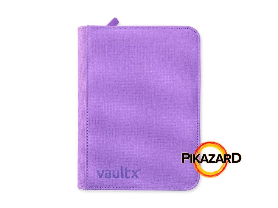 4 card zip binder Vault X - 4-Pocket Exo-Tec - Zip Binder