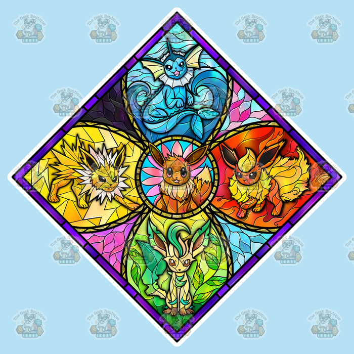 2" Eevee Leafeon Flareon SG Anime Video Game Vinyl Sticker