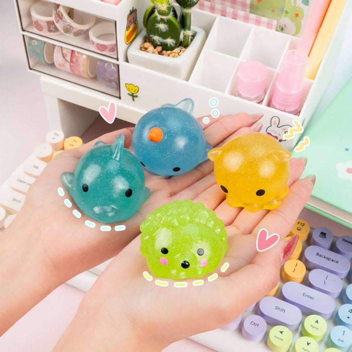 Jumbo Glitter Mochi Sensory Toy