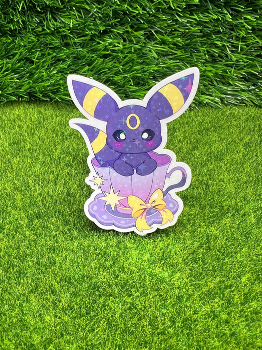 Teacup Sticker Dark