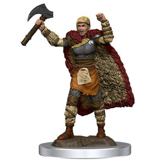 Dungeons & Dragons: Icons of the Realms Premium Miniatures - Female Human Barbarian