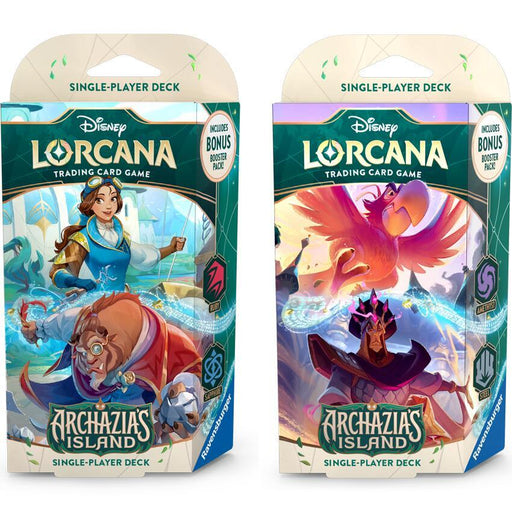 Disney Lorcana Starter Deck Amethyst & Steel (Archazia's Island) Disney Lorcana Starter Deck Amethyst & Steel (Archazia's Island)