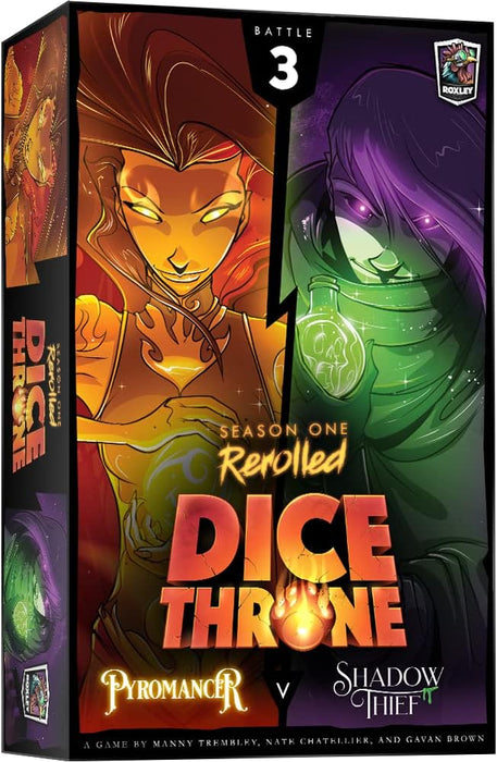 Dice Throne: Rerolled  Pyromancer Vs Shadow Thief