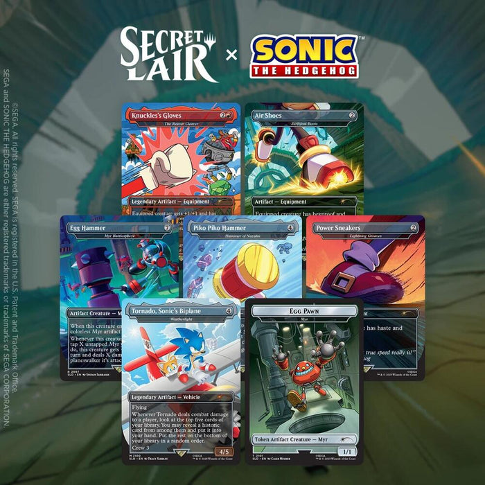 Secret Lair Drop Series: Sonic The Hedgehog - Turbo Gear (Rainbow Foil)