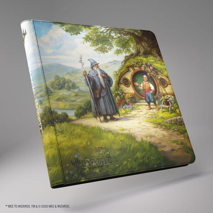 Magic: The Gathering The Hobbit Zip-Up Album 24-Pocket Side-Loading - The Shire - GameGenic Storage Albums