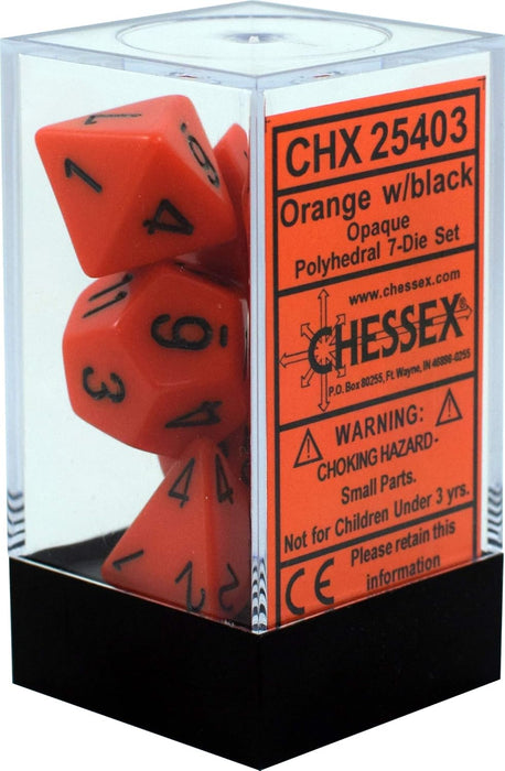 Chessex: Opaque -  7 Dice set