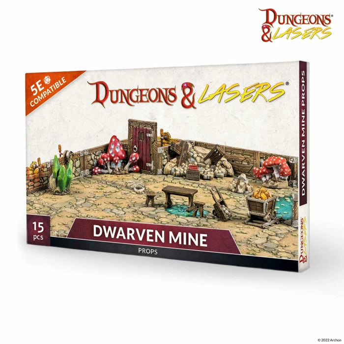 Dungeons & Lasers: Dwarven Mine Props