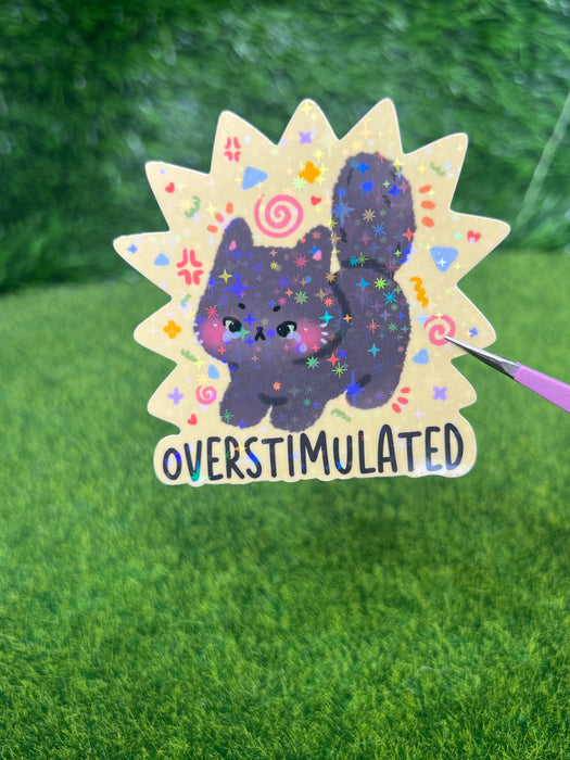 Overstimulated Sticker