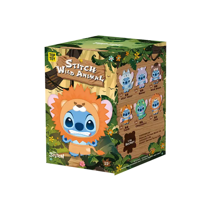 TOPTOY Disney Stitch Wild Animal Plush Figure Blind Box