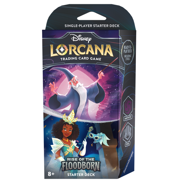 Disney Lorcana TCG: Rise of the Floodborn | Starter Deck Victory Point Games LLC Disney Lorcana TCG: Rise of the Floodborn | Starter Deck Victory Point Games LLC