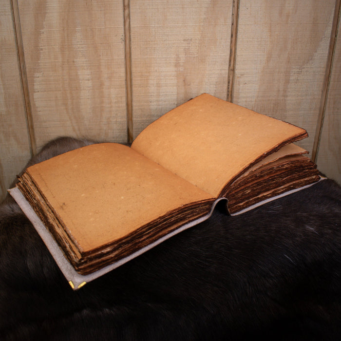 "The Pentacle" Tan Spellbook Leather Journal