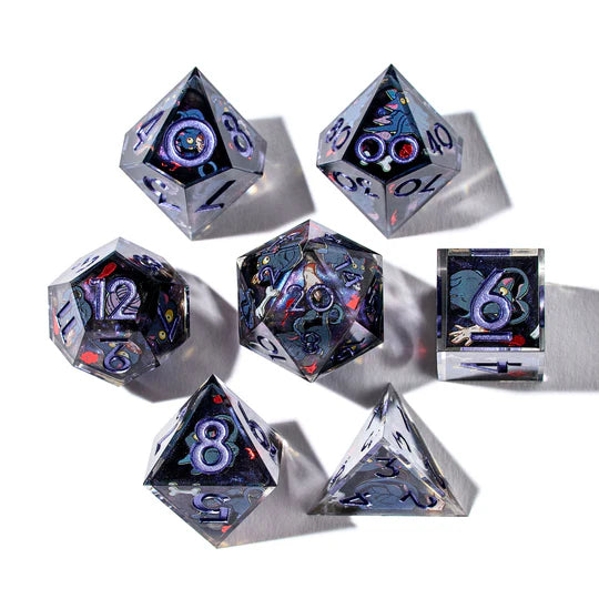 Dispel Dice: Tentacle Kitten 7-Piece Iconic Dice Set