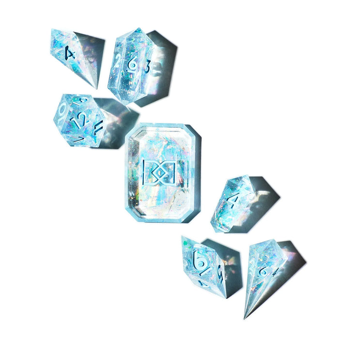 Dispel Dice: Girl's Best Friend 7-Piece Jewel Shape Dice Set