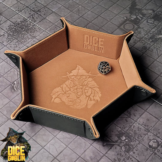 Dice Goblin Hexagon Snap Folding Dice Tray