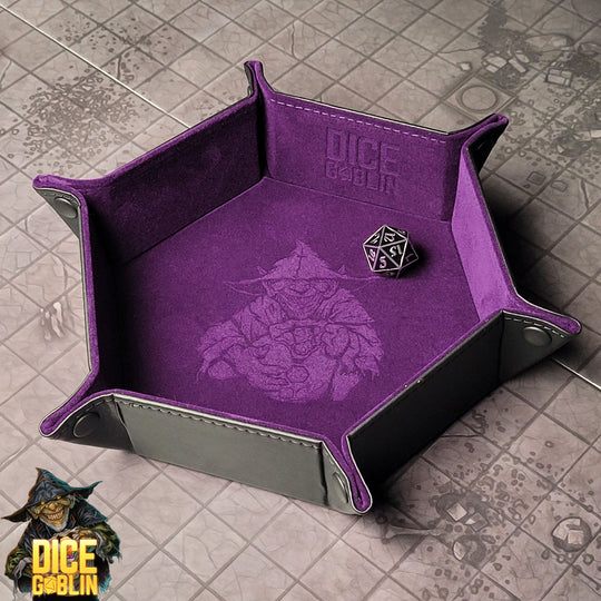 Dice Goblin Hexagon Snap Folding Dice Tray
