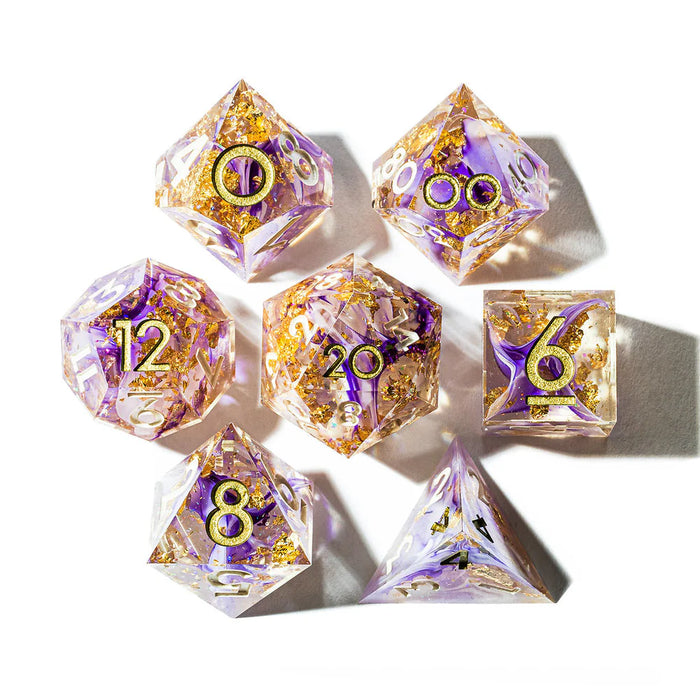 Wisteria Falls 7-Piece Polyhedral Dice Set