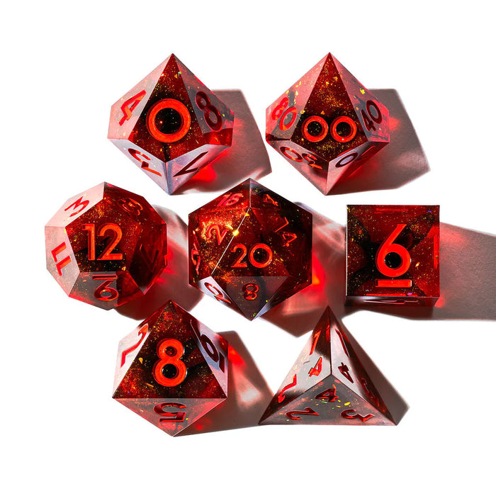 Hot Spot 7- Piece Classic Dice Set