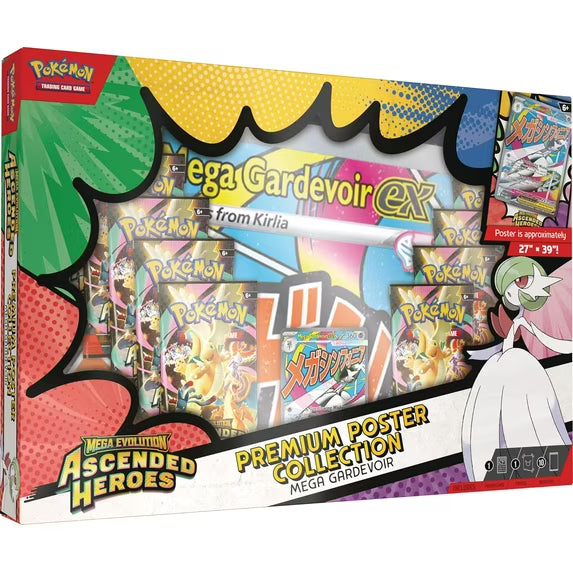 Pokemon: Mega Evolution: Ascended Heroes Premium Poster Collection