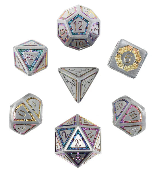 Potent Portent 7-Piece Metal Dice Set