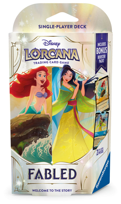 Disney Lorcana TCG: Fabled | Starter Deck Victory Point Games LLC Disney Lorcana TCG: Fabled | Starter Deck Victory Point Games LLC