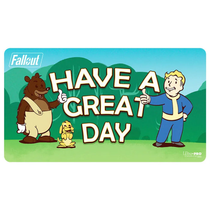 Fallout Playmat: Vault Boy - Have a Great Day