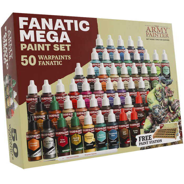 Warpaint: Fanatic Mega Paint Set (50 colors + 1 brush)