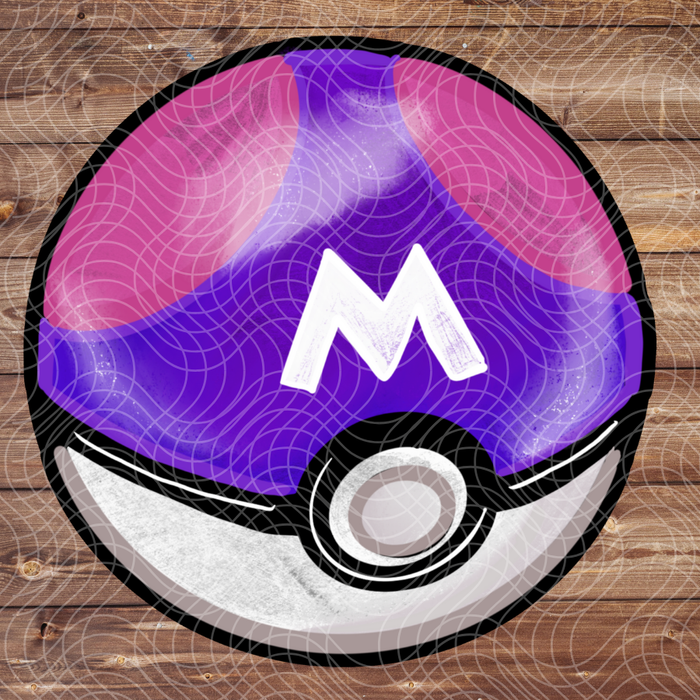 3" Master Ball Poke Movie Anime Video Game Vinyl Sticker