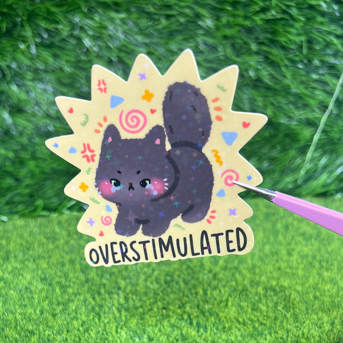 Overstimulated Sticker