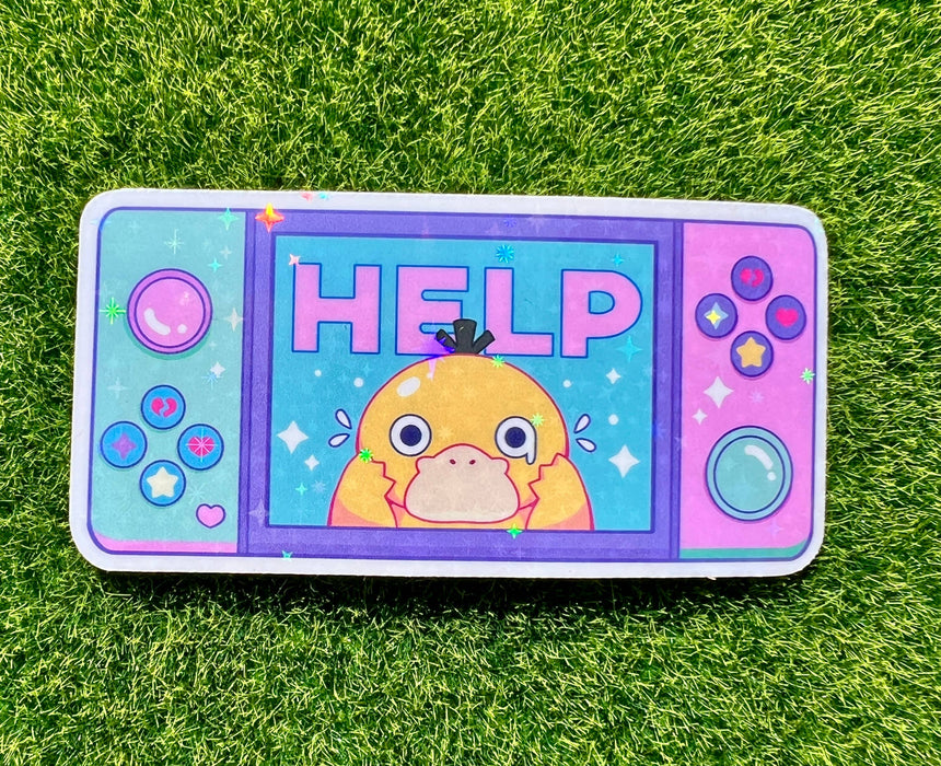 Psychic Duck Game Sticker