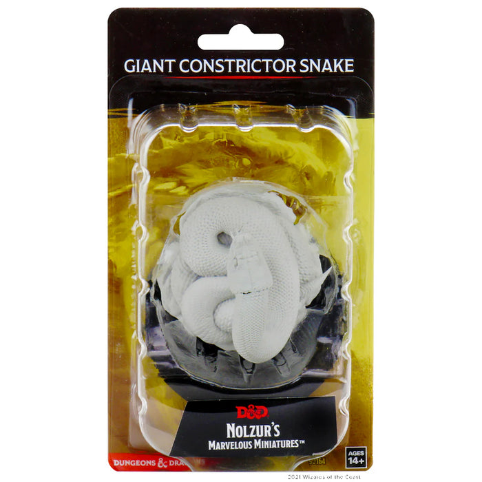 D&D Unpainted Minis - Giant Constrictor Snake
