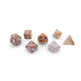 Coral Fossil - 7 Piece RPG Set Gemstone Dice