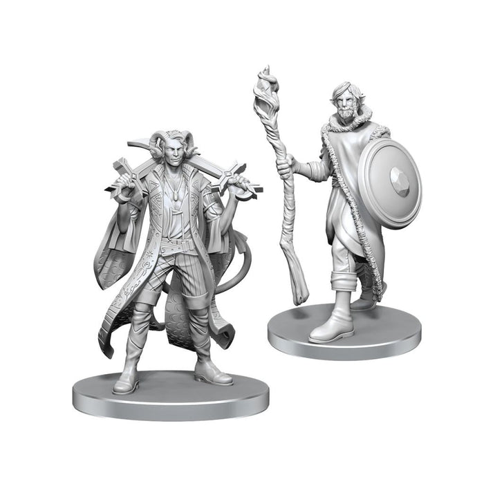 D&D Unpainted Miniatures Critical Role: Mollymauk Tealeaf & Caduceus Clay