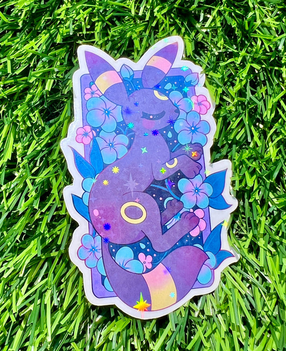 Evolution Flowers Sticker Dark