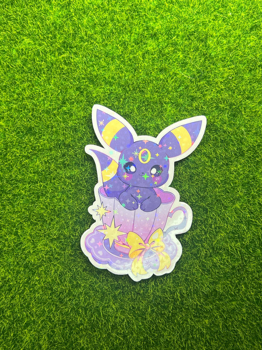 Teacup Sticker Dark