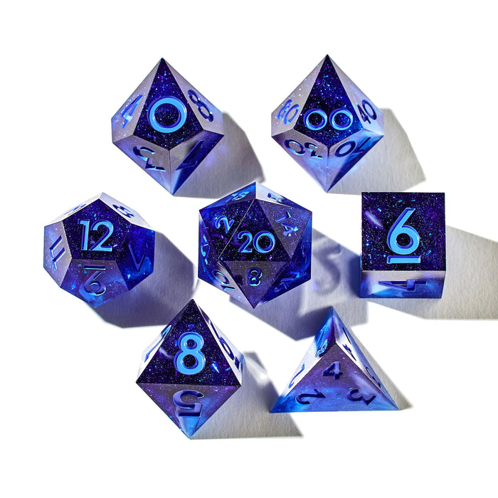 Deep Blue Sea 7-Piece Polyhedral Dice Set