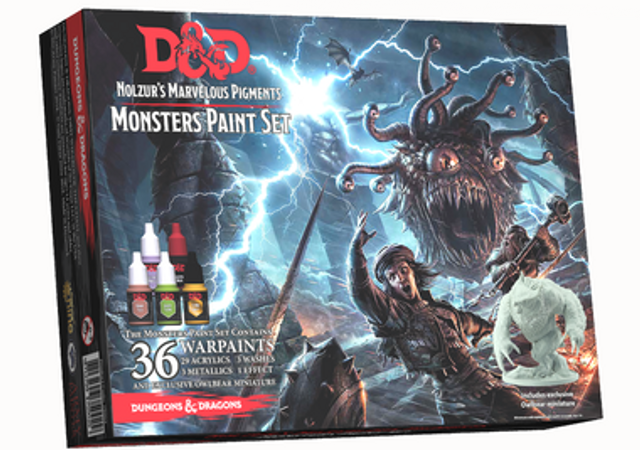 Dungeons & Dragons: Nolzur’s Marvelous Pigments - Monsters Paint Set