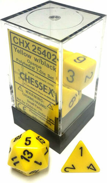 Chessex: Opaque -  7 Dice set