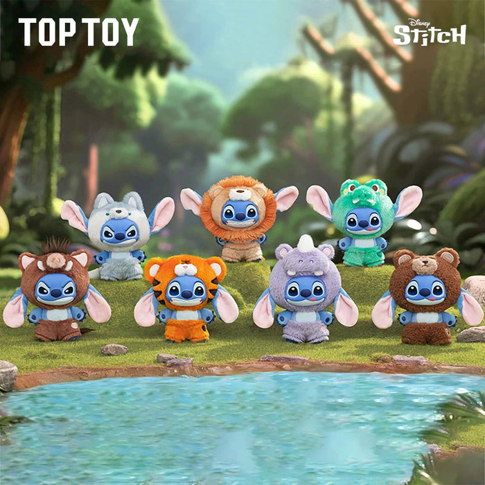 TOPTOY Disney Stitch Wild Animal Plush Figure Blind Box